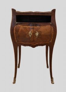 Louis XV bedside table, heart motif, Genoa, third quarter of the 18th century